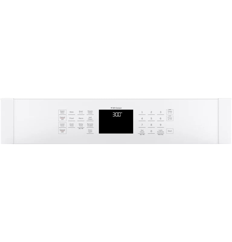 GE 27" Smart Built-In Double Wall Oven - White (JKD3000DNWW)