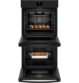 GE  27" Smart Built-In Convection Double Wall Oven with No Preheat Air Fry - Black (JKD5000DVBB)