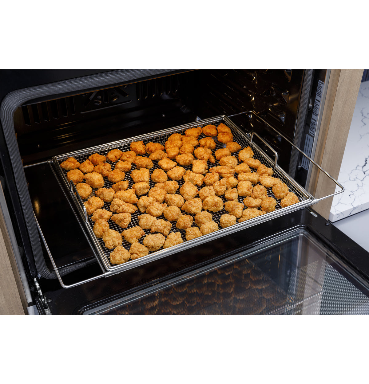 GE  27" Smart Built-In Convection Double Wall Oven with No Preheat Air Fry - Black (JKD5000DVBB)