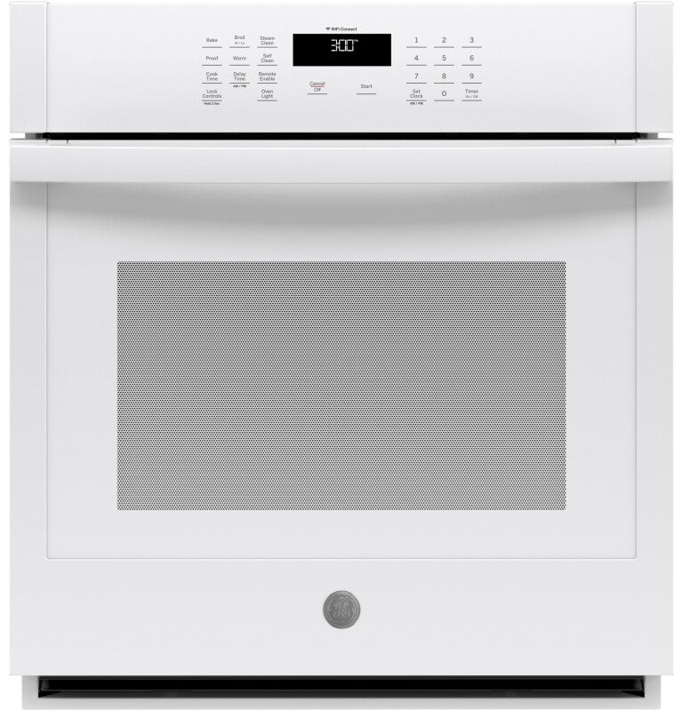 GE  27" Smart Built-In Single Wall Oven - White (JKS3000DNWW)