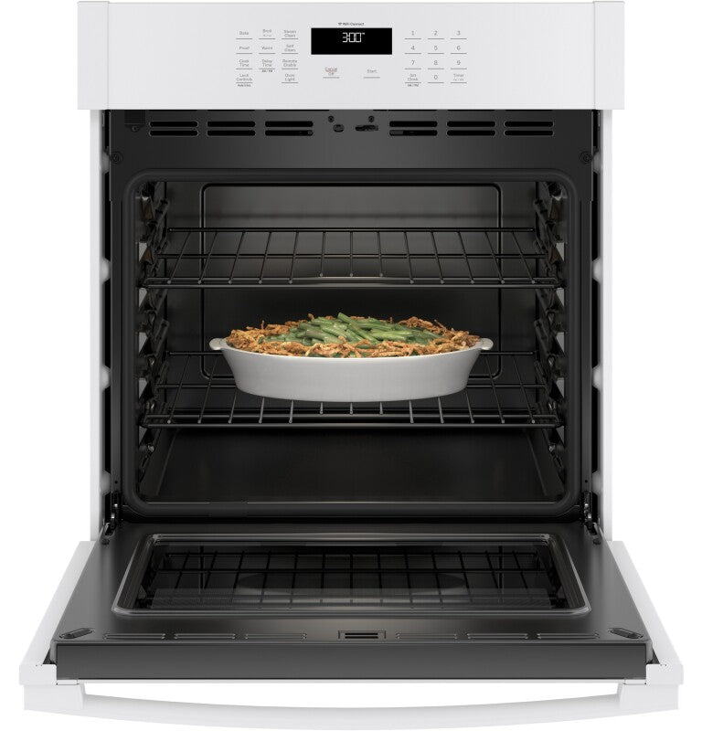 GE  27" Smart Built-In Single Wall Oven - White (JKS3000DNWW)