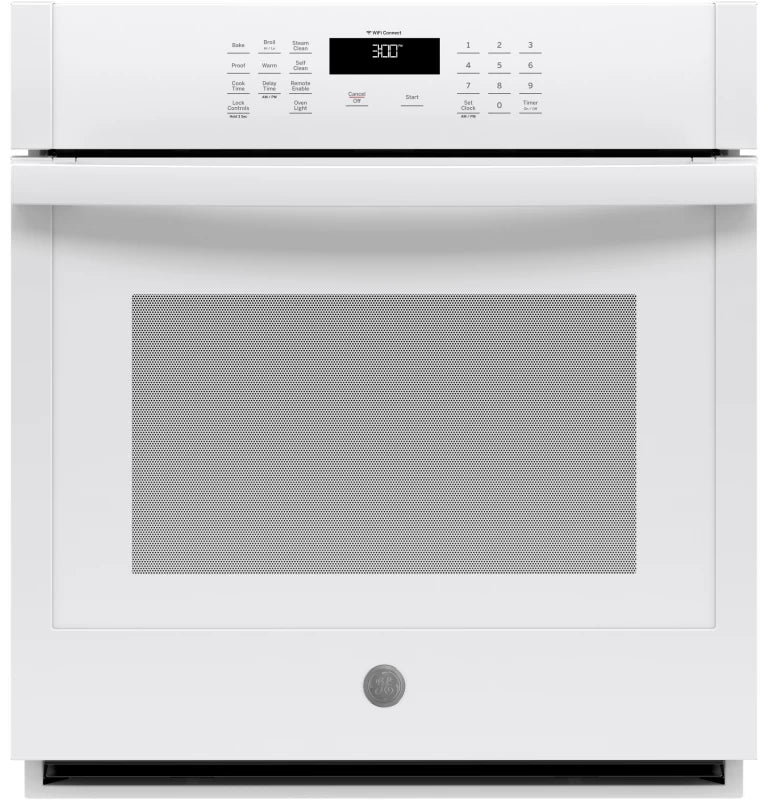 GE 27" Smart Built-In Single Wall Oven - White (JKS3000DNWW)