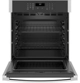 GE 27" Smart Built-In Single Wall Oven - Brushed Stainless (JKS3000SNSS)