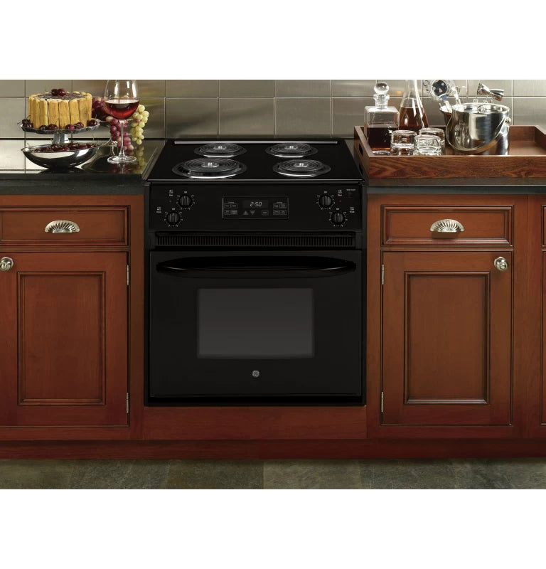 GE  27" Drop-In Electric Range - Black (JM250DTBB)