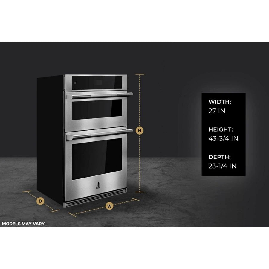 JENNAIR  Rise™ 27" Combination Microwave/wall Oven - Stainless Steel (JMW2427LL)