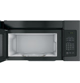 GE 1.6 Cu. Ft. Over-the-Range Microwave Oven with Recirculating Venting - Black (JNM3163DJBB)
