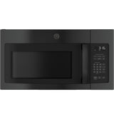 GE  1.6 Cu. Ft. Over-the-Range Microwave Oven with Recirculating Venting - Black (JNM3163DJBB)