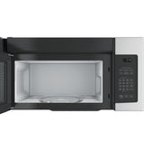 GE 1.6 Cu. Ft. Over-the-Range Microwave Oven with Recirculating Venting - Black (JNM3163RJSS)