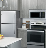 GE  1.6 Cu. Ft. Over-the-Range Microwave Oven with Recirculating Venting - Stainless Steel (JNM3163RJSS)