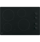 GE 30" Built-In Knob Control Electric Cooktop - Black (JP3030DWBB)