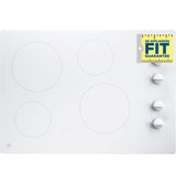 GE 30" Built-In Knob Control Electric Cooktop - White (JP3030TWWW)