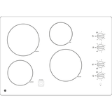 GE 30" Built-In Knob Control Electric Cooktop - White (JP3030TWWW)