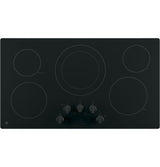 GE 36" Built-In Knob Control Electric Cooktop - Black (JP3036DLBB)