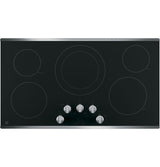 GE 36" Built-In Knob Control Electric Cooktop - Stainless Steel (JP3036SLSS)