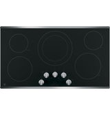 GE  36" Built-In Knob Control Electric Cooktop - Stainless Steel (JP3036SLSS)