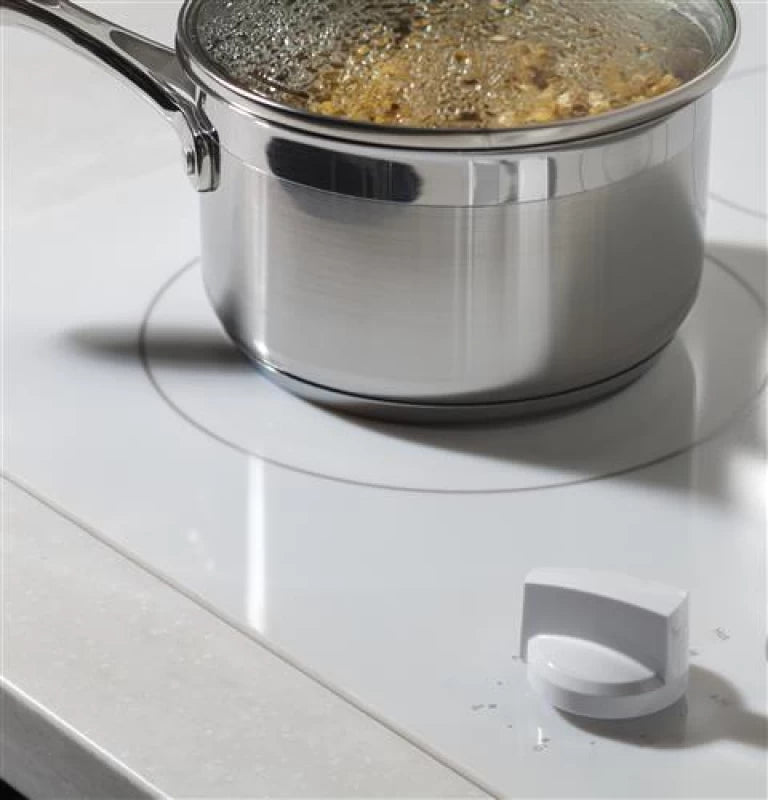 GE 36" Built-In Knob Control Electric Cooktop - White (JP3036TLWW)