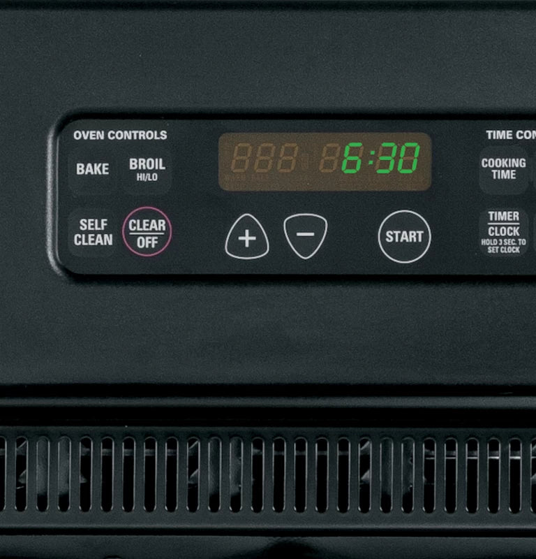 GE 24" Electric Single Self-Cleaning Wall Oven - Black (JRP20BJBB)