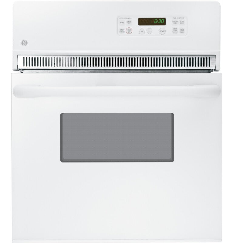 GE  24" Electric Single Self-Cleaning Wall Oven - White on White (JRP20WJWW)