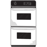 GE 24" Double Wall Oven - Stainless Steel (JRP28SKSS)