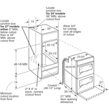 GE 24" Double Wall Oven - Stainless Steel (JRP28SKSS)