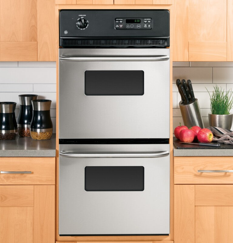GE 24" Double Wall Oven - Stainless Steel (JRP28SKSS)