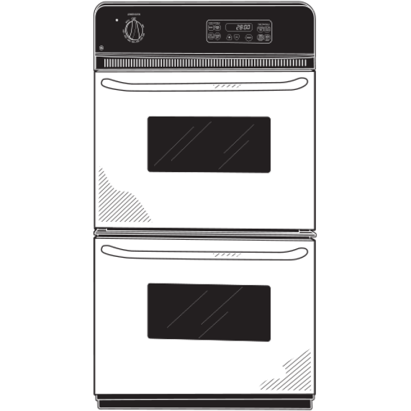 GE 24" Double Wall Oven - Other (JRP28SKSS)