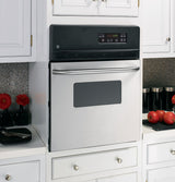 GE  24" Electric Single Standard Clean Wall Oven - Stainless Steel (JRS06SKSS)