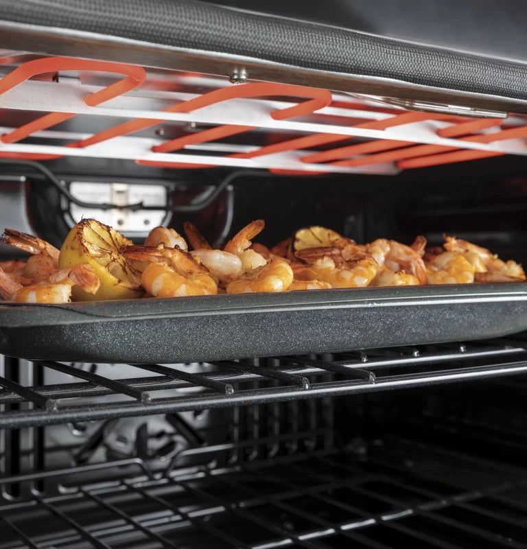 GE 30" Smart Built-In Self-Clean Convection Double Wall Oven with Never Scrub Racks -  (JTD5000SNSS)