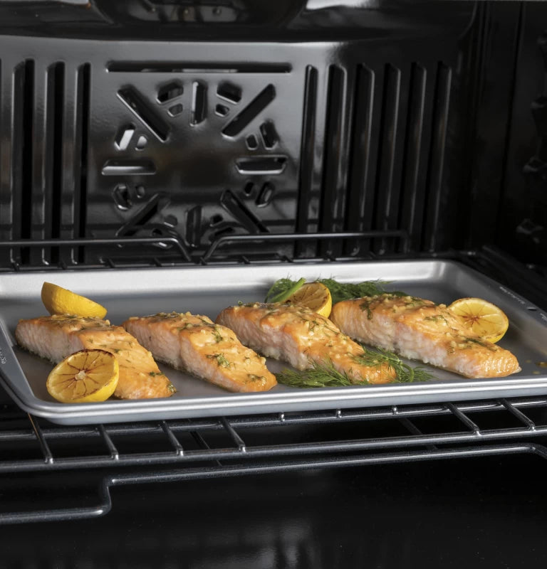GE 30" Smart Built-In Self-Clean Convection Double Wall Oven with Never Scrub Racks -  (JTD5000SNSS)