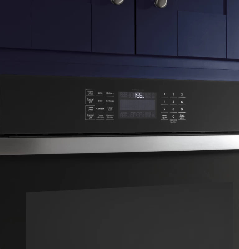 GE 30" Smart Built-In Self-Clean Convection Double Wall Oven with Never Scrub Racks -  (JTD5000SNSS)