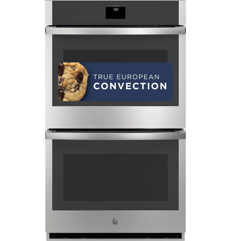 GE 30" Smart Built-In Self-Clean Convection Double Wall Oven with Never Scrub Racks -  (JTD5000SNSS)