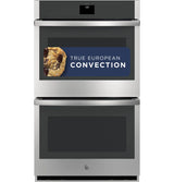 GE 30" Smart Built-In Self-Clean Convection Double Wall Oven with Never Scrub Racks -  (JTD5000SNSS)