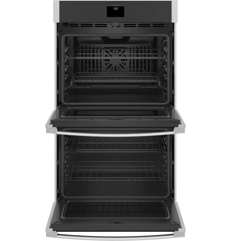 GE 30" Smart Built-In Self-Clean Convection Double Wall Oven with Never Scrub Racks -  (JTD5000SNSS)