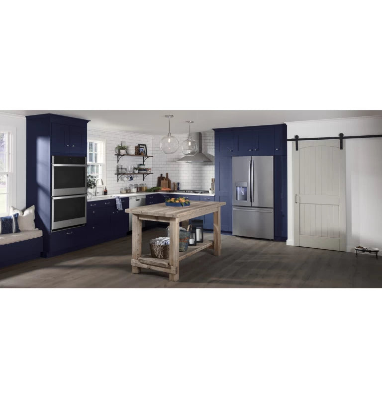 GE 30" Smart Built-In Self-Clean Convection Double Wall Oven with Never Scrub Racks -  (JTD5000SNSS)