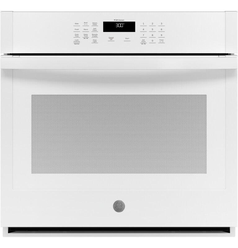 GE 30" Smart Built-In Self-Clean Single Wall Oven - White (JTS3000DNWW)