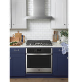 GE 30" Smart Built-In Self-Clean Single Wall Oven with Never-Scrub Racks - Brushed Stainless (JTS3000SNSS)