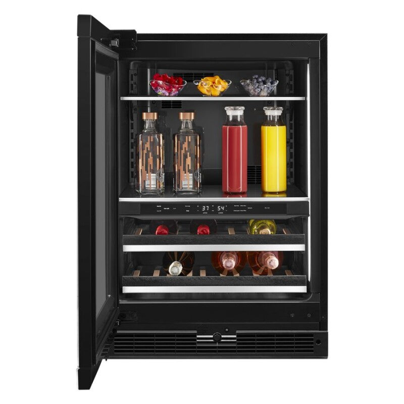 JennAir Panel-Ready 24" Built-In Undercounter Beverage Center, Left Swing - Panel Ready (JUBFL242HX)