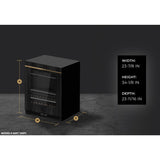 JennAir Panel-Ready 24" Built-In Undercounter Beverage Center, Right Swing - Stainless Steel (JUBFR242HX)