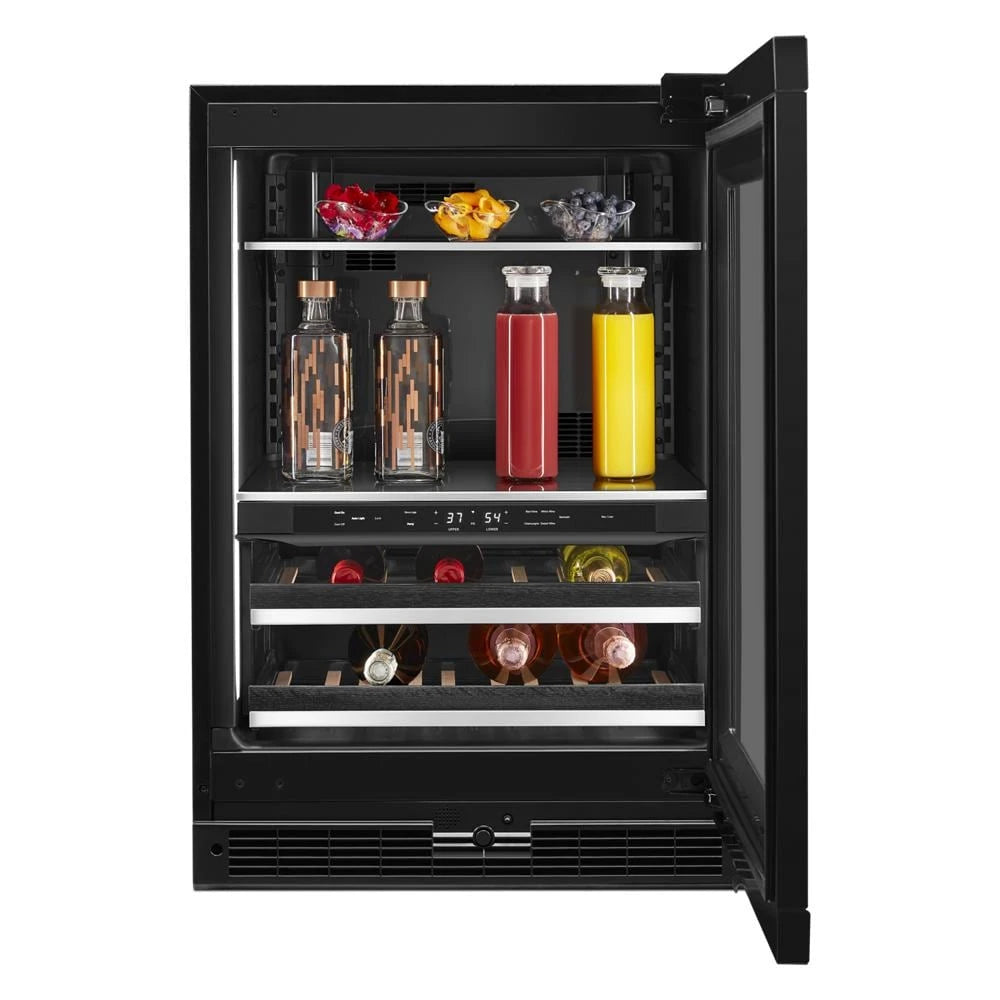 JENNAIR  Panel-ready 24" Built-in Undercounter Beverage Center, Right Swing - Stainless Steel (JUBFR242HX)