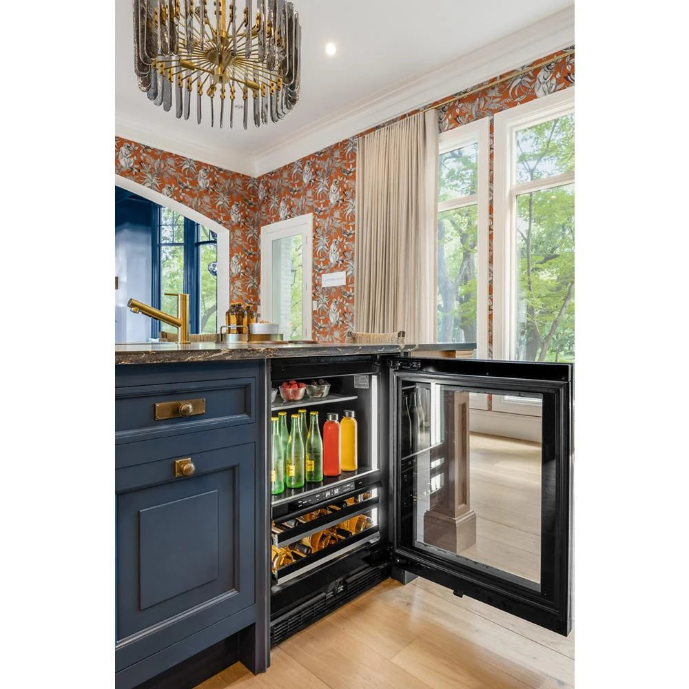 JENNAIR  Panel-ready 24" Built-in Undercounter Beverage Center, Right Swing - Stainless Steel (JUBFR242HX)