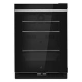 JENNAIR  Panel-ready 24" Under Counter Glass Door Refrigerator, Left Swing - Panel Ready (JUGFL242HX)
