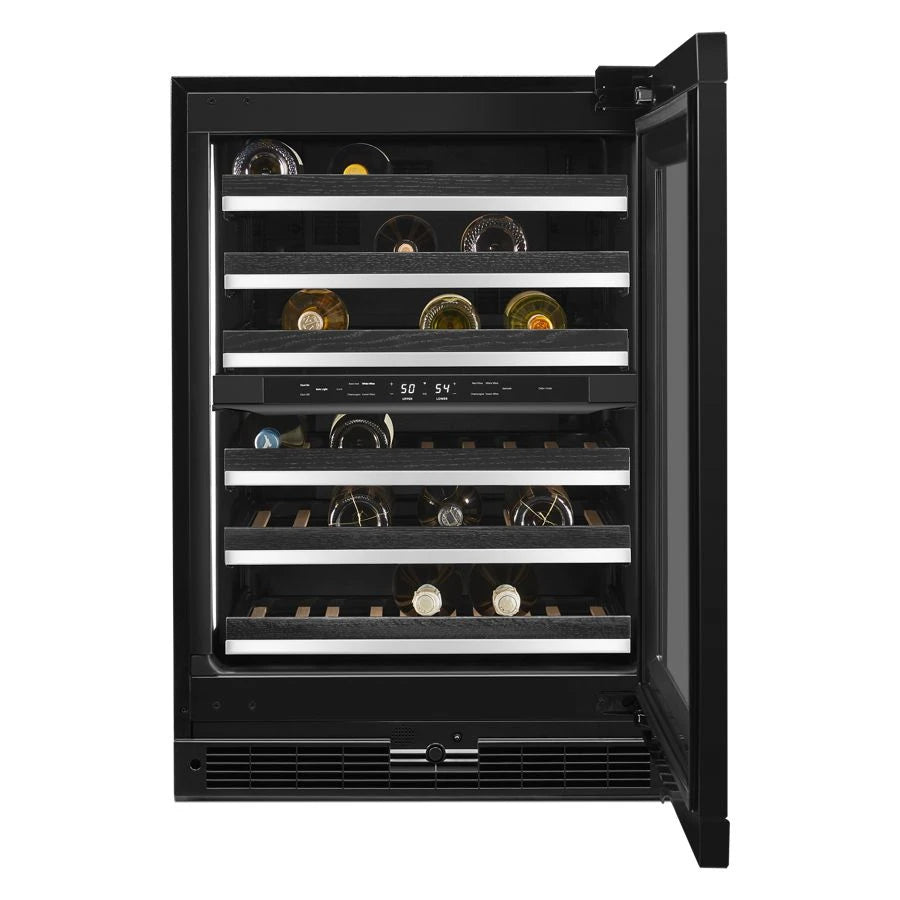 JENNAIR  Panel-ready 24" Built-in Undercounter Wine Cellar - Right Swing - Stainless Steel (JUWFR242HX)