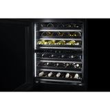 JENNAIR  Panel-ready 24" Built-in Undercounter Wine Cellar - Right Swing - Stainless Steel (JUWFR242HX)