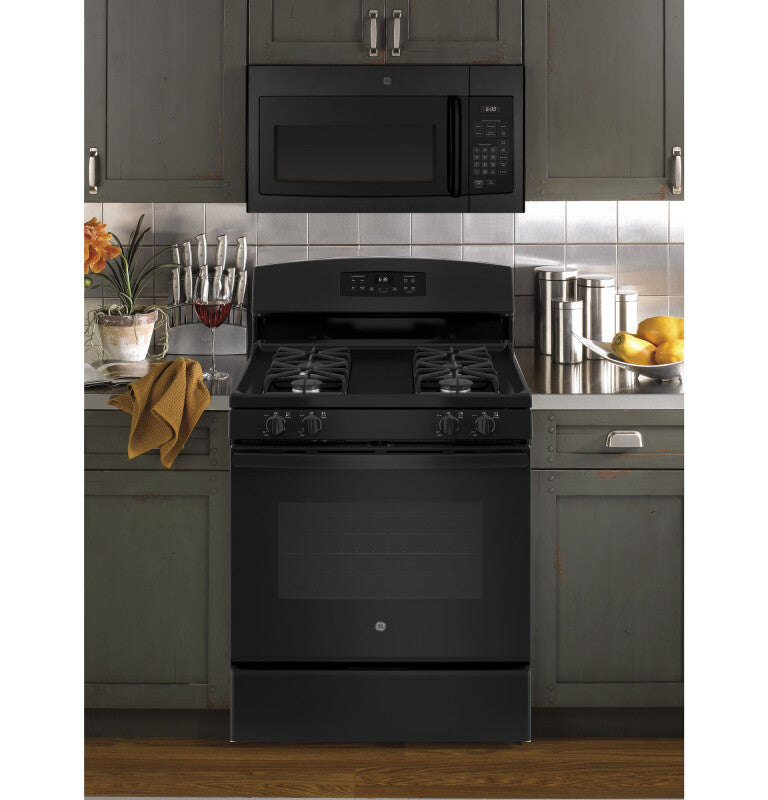 GE 1.6 Cu. Ft. Over-the-Range Microwave Oven - Black (JVM3160DFBB)