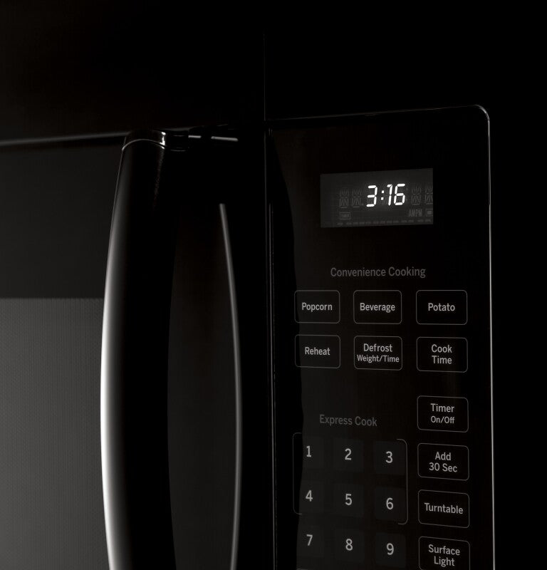 GE  1.6 Cu. Ft. Over-the-Range Microwave Oven - Black (JVM3160DFBB)