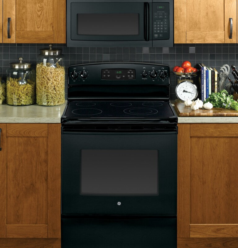 GE  1.6 Cu. Ft. Over-the-Range Microwave Oven - Black (JVM3160DFBB)