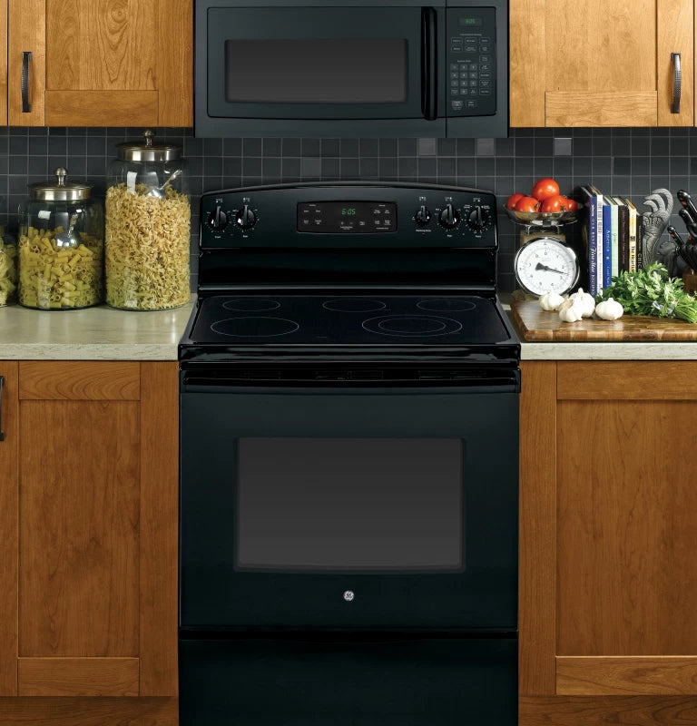 GE 1.6 Cu. Ft. Over-the-Range Microwave Oven - Black (JVM3160DFBB)