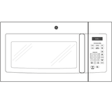 GE 1.6 Cu. Ft. Over-the-Range Microwave Oven - Bisque (JVM3160DFCC)