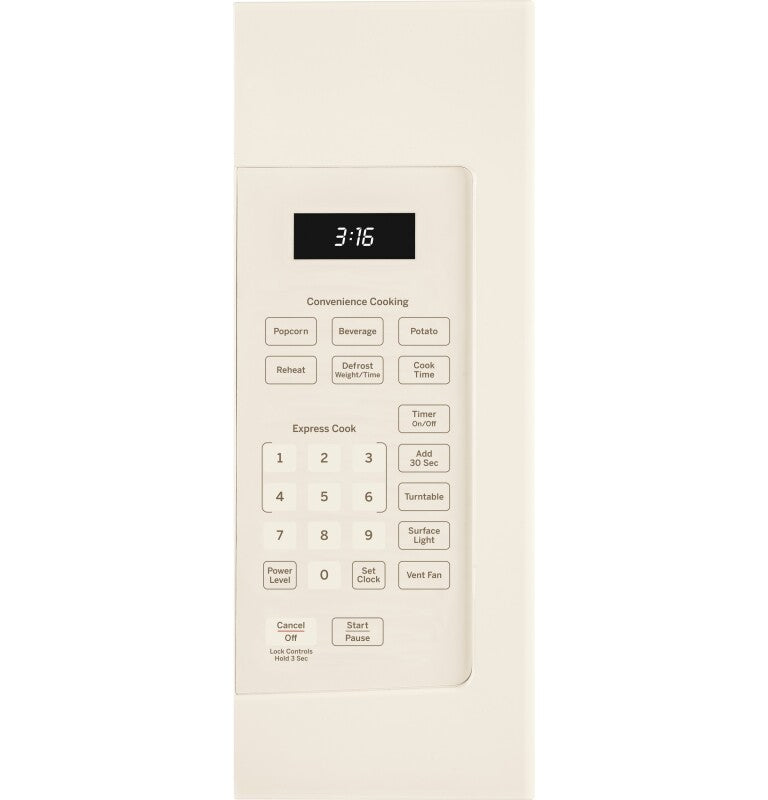 GE  1.6 Cu. Ft. Over-the-Range Microwave Oven - Bisque (JVM3160DFCC)