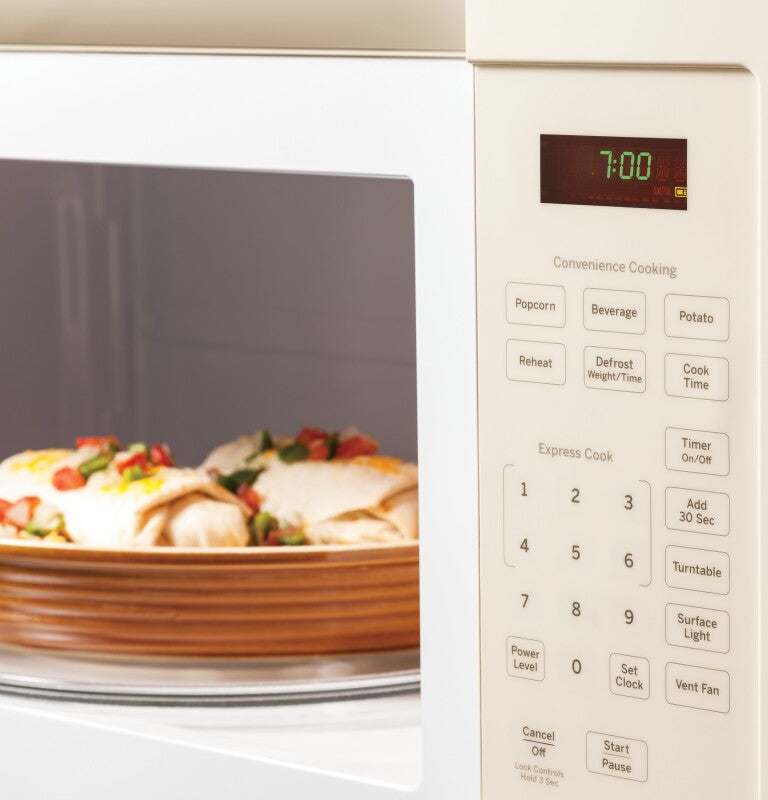 GE  1.6 Cu. Ft. Over-the-Range Microwave Oven - Bisque (JVM3160DFCC)